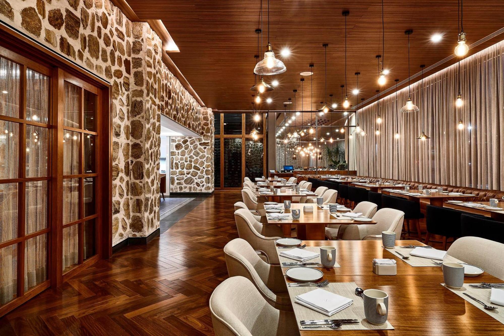 Sheraton Santos Hotel Dış mekan fotoğraf The interior of the restaurant